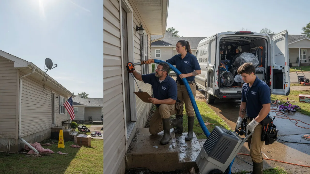 Ceiling Water Damage Restoration in Sunny Side, GA near me